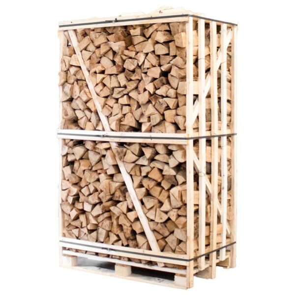 Hele pallet ovengedroogd gekloofd beuken haardhout 25cm
