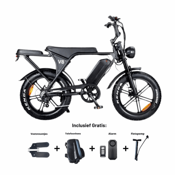 Ouxi V8 3.0 2024 Model - Hydraulische Remmen - Max 25 km/h - Zwart